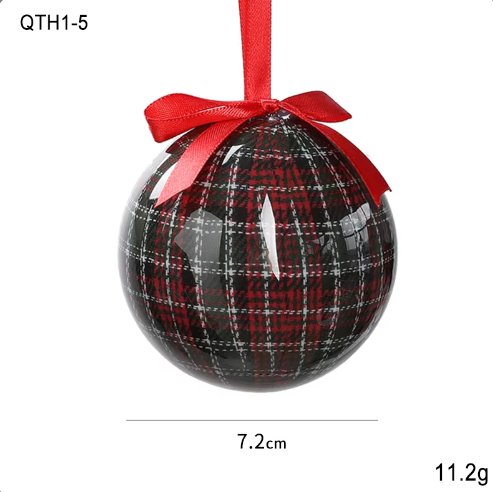 Christmas Decoration Painted Christmas Ornament Ball Pattern Christmas Tree Decoration Ball