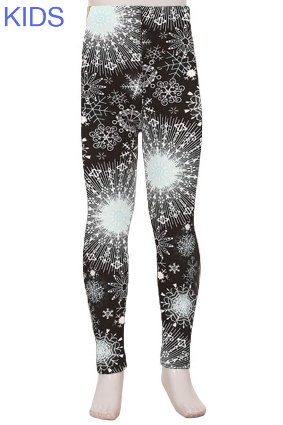 Black and White Snowflake Legging