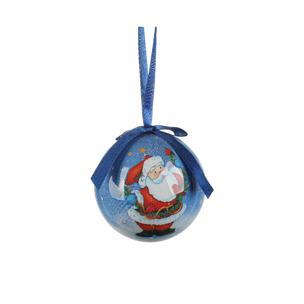 Christmas Decoration Painted Christmas Ornament Ball Pattern Christmas Tree Decoration Ball