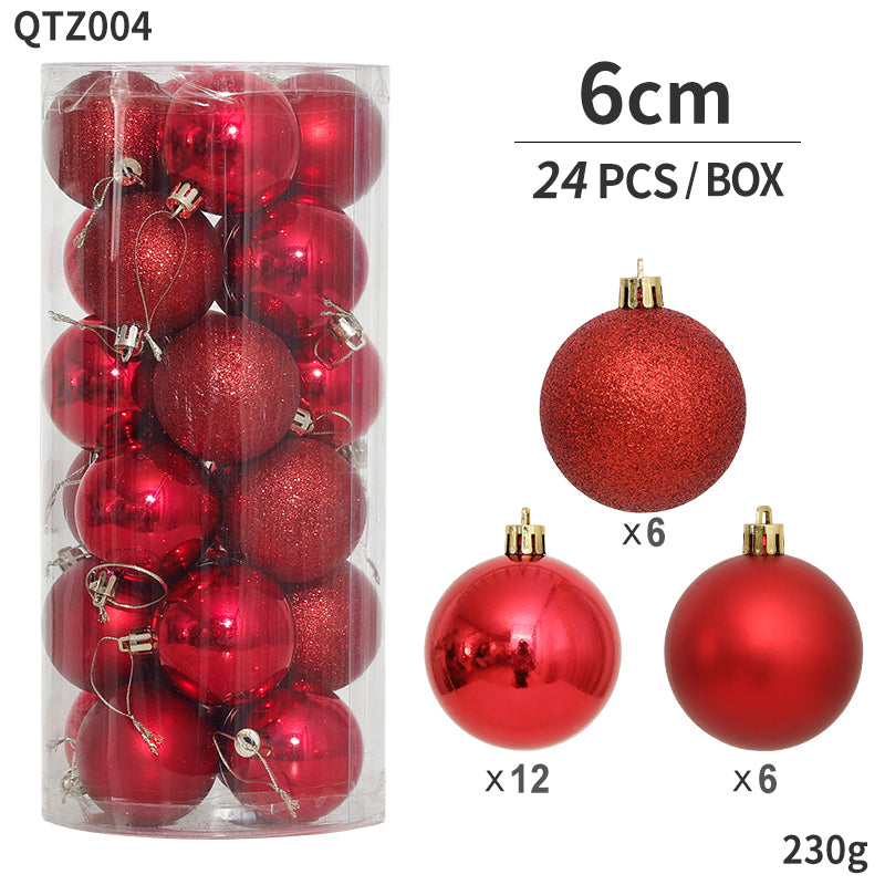 Shatter Proof 24PCS Christmas Ornament Baubles