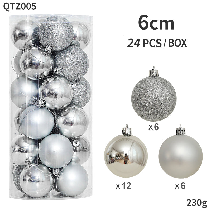 Shatter Proof 24PCS Christmas Ornament Baubles