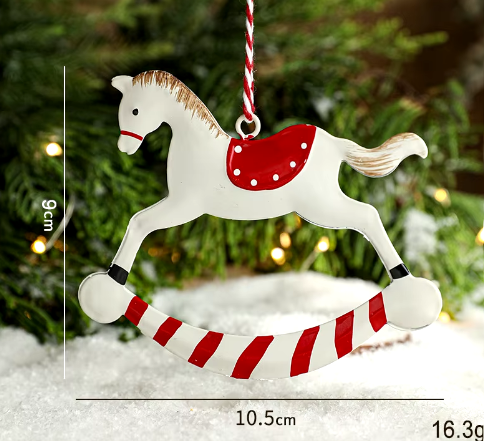 4 Pack 4 Variations Metal Christmas Indoor Winter Wonderland Christmas Decor